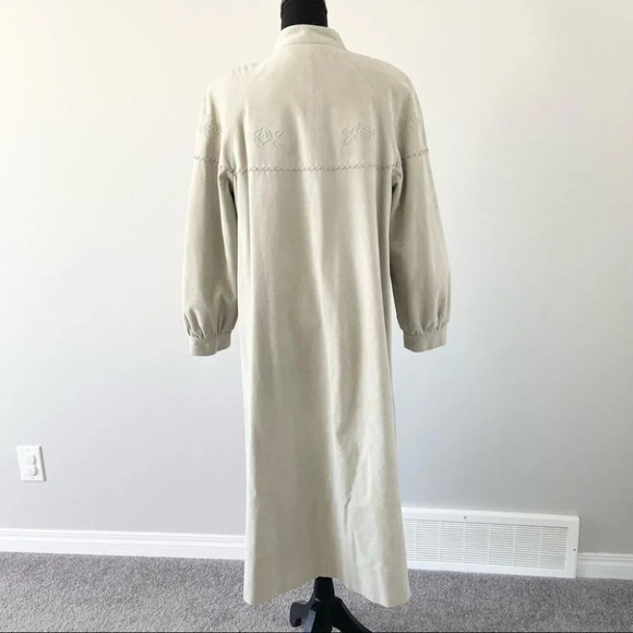 Vintage Brodkin  Ultrasuede Embroidered Overcoat Union Tag - Picture 3 of 15